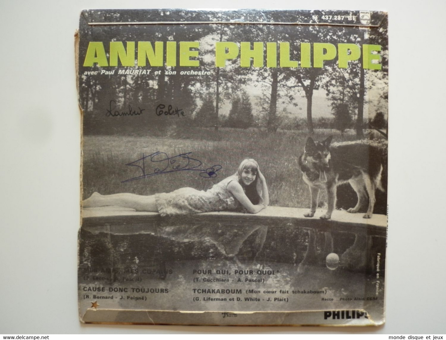 Annie Philippe 45Tours EP Vinyle Mes Amis Mes Copains - 45 T - Maxi-Single