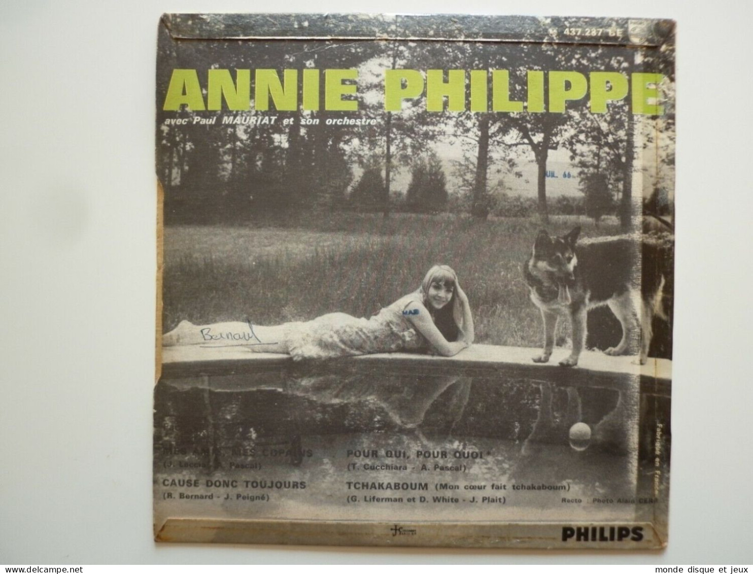 Annie Philippe 45Tours EP Vinyle Mes Amis Mes Copains - 45 T - Maxi-Single