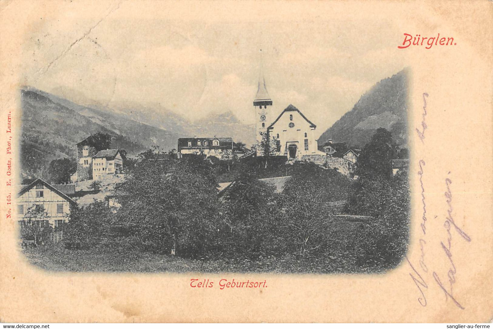 CPA SUISSE BURGLEN TELLS GEBURTSORT - Bürglen