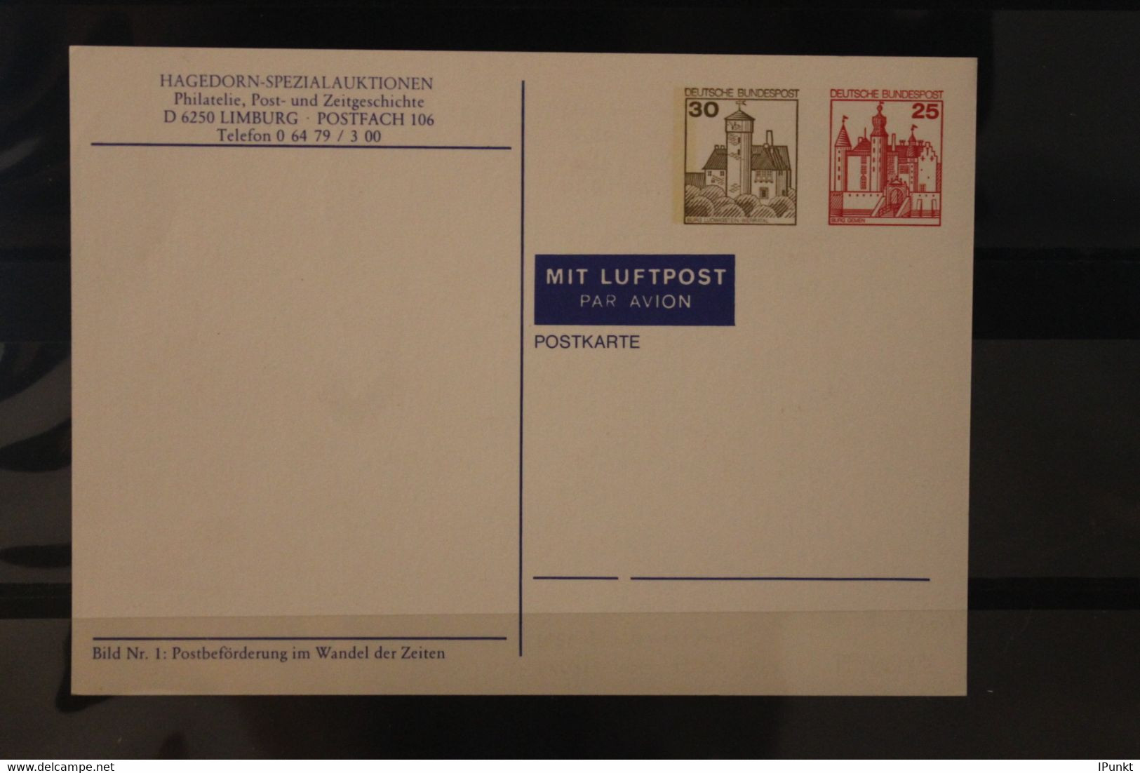 Deutschland, Ganzsache Postbeförderung, Wertstempel BuS 25 Und 30 Pf., 1977 - Privé Postkaarten - Ongebruikt