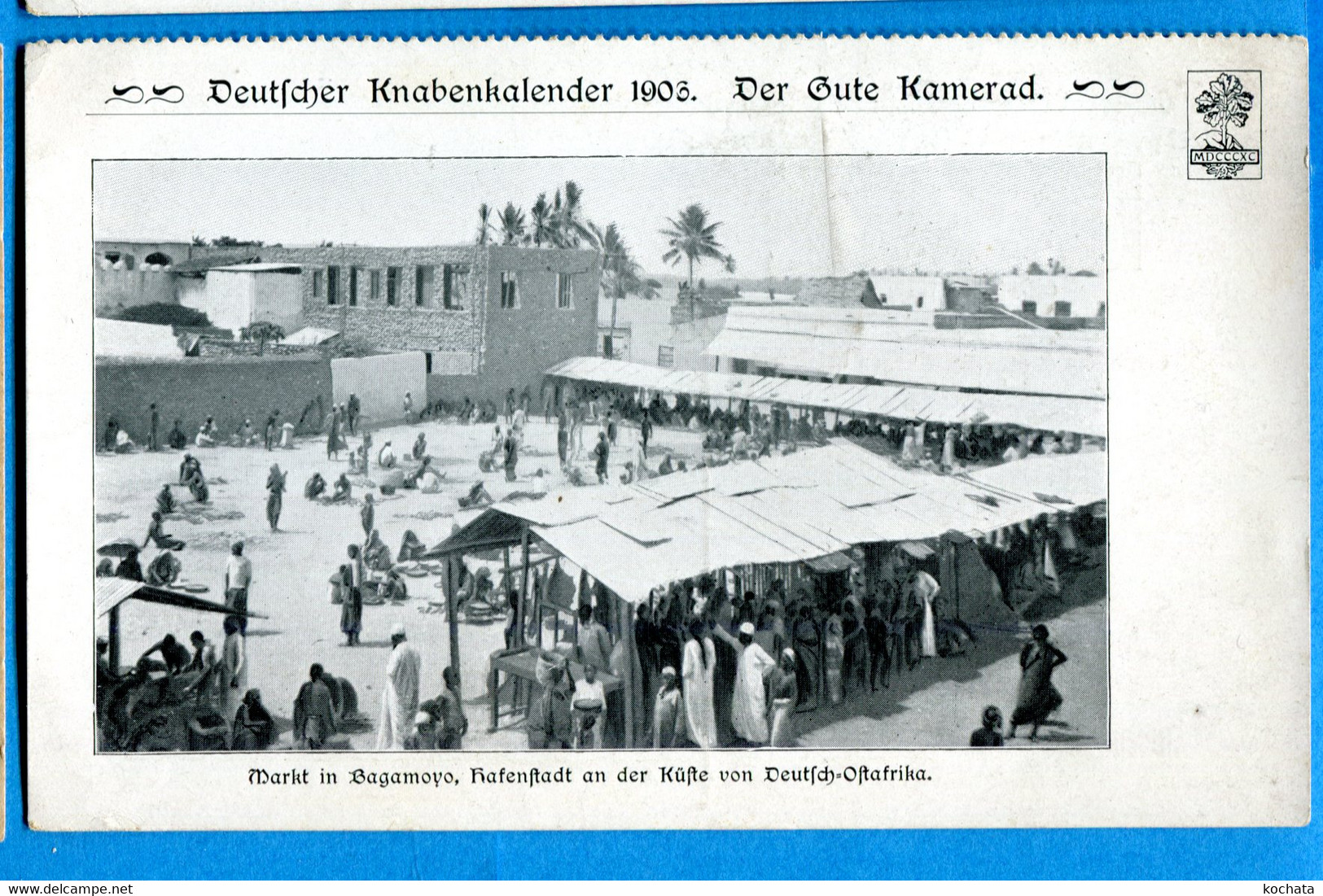 K056, Bagamoyo, Deutscher Knabenkalendar 1906, Gute Kamerad, Non Circulée - Tanzanie