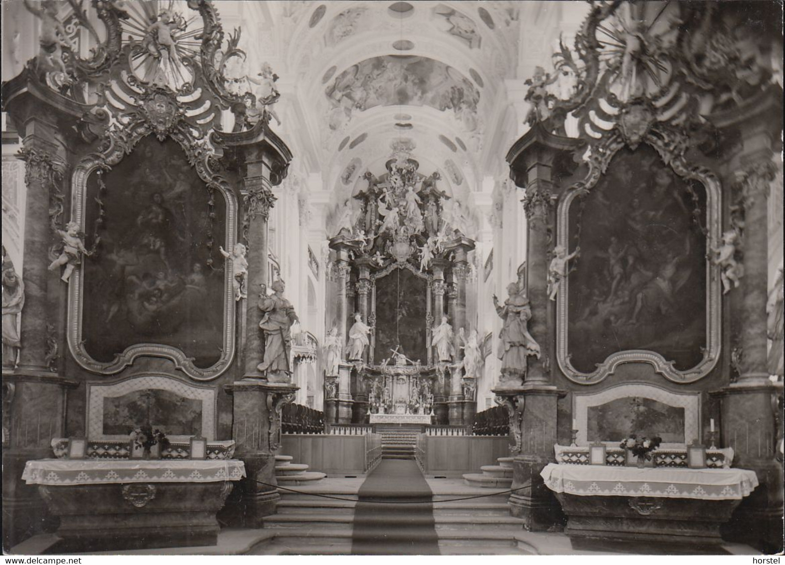 D-74214 Schöntal / Jagst - Klosterkirche - Altar - Inneansicht ( Echt Foto) - Oehringen