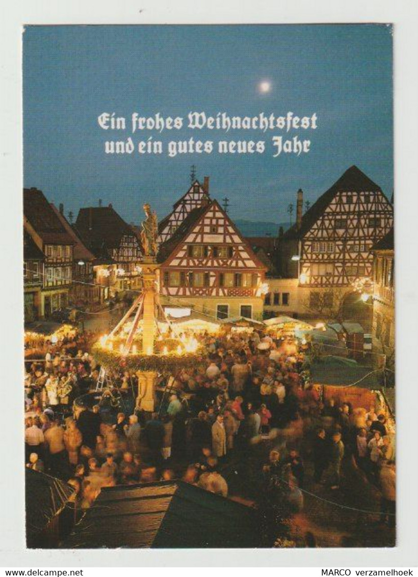 Ansichtkaart-postcard Weihnachtsmarkt In Ladenburg (D) - Ladenburg