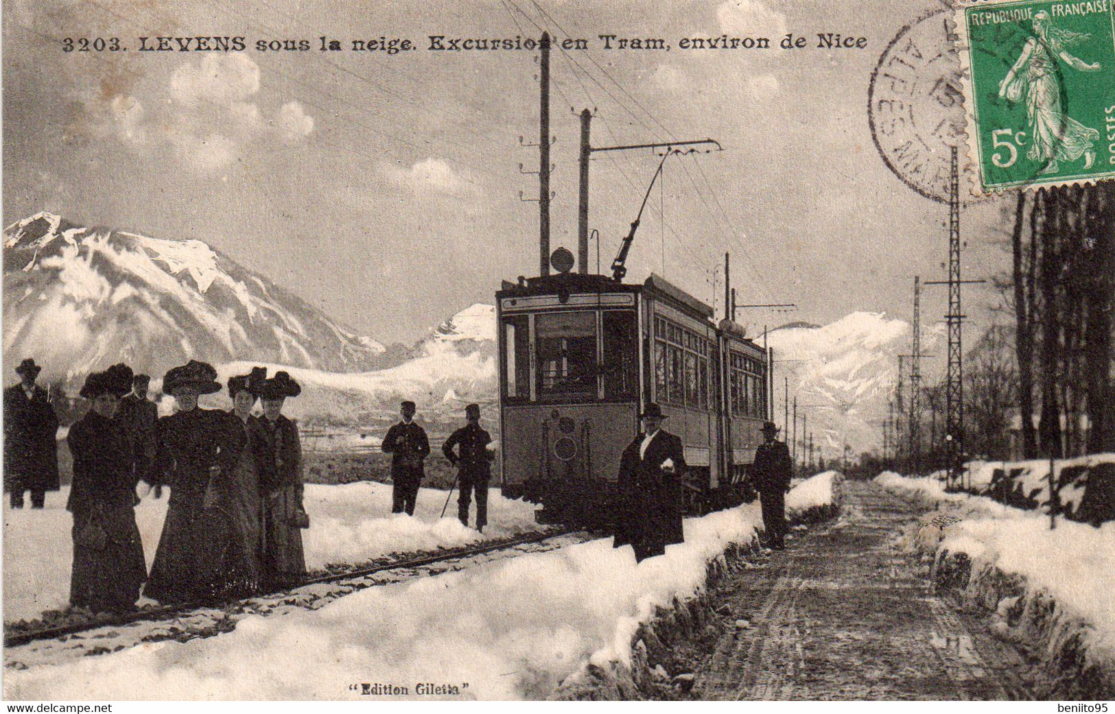 CPA De LEVENS  Excursion En Tram,environ De Nice. - Altri & Non Classificati