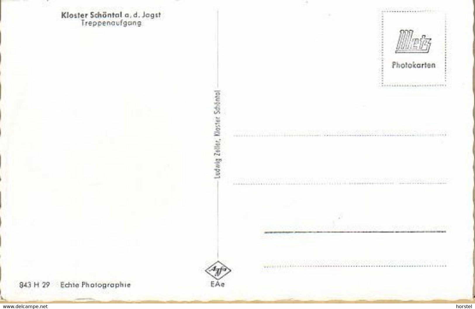 D-74214 Schöntal / Jagst - Kloster - Treppenaufgang - Oehringen