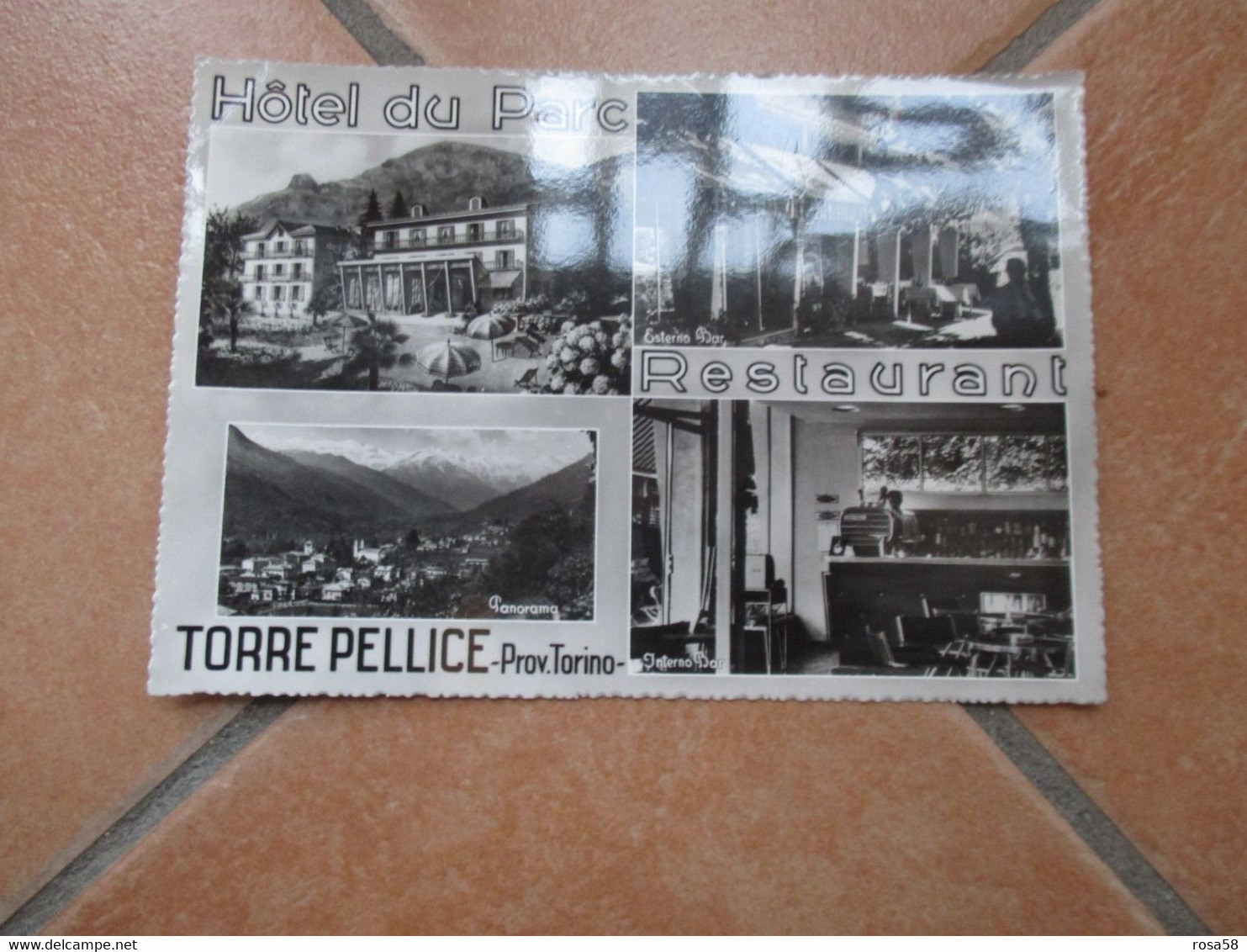 TORRE PELLICE Hotel Du Parc Restaurant Nel Centro - Bars, Hotels & Restaurants