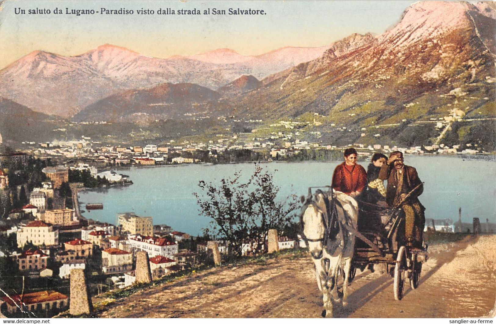 CPA SUISSE UN SALUTO DA LUGANO - Lugano