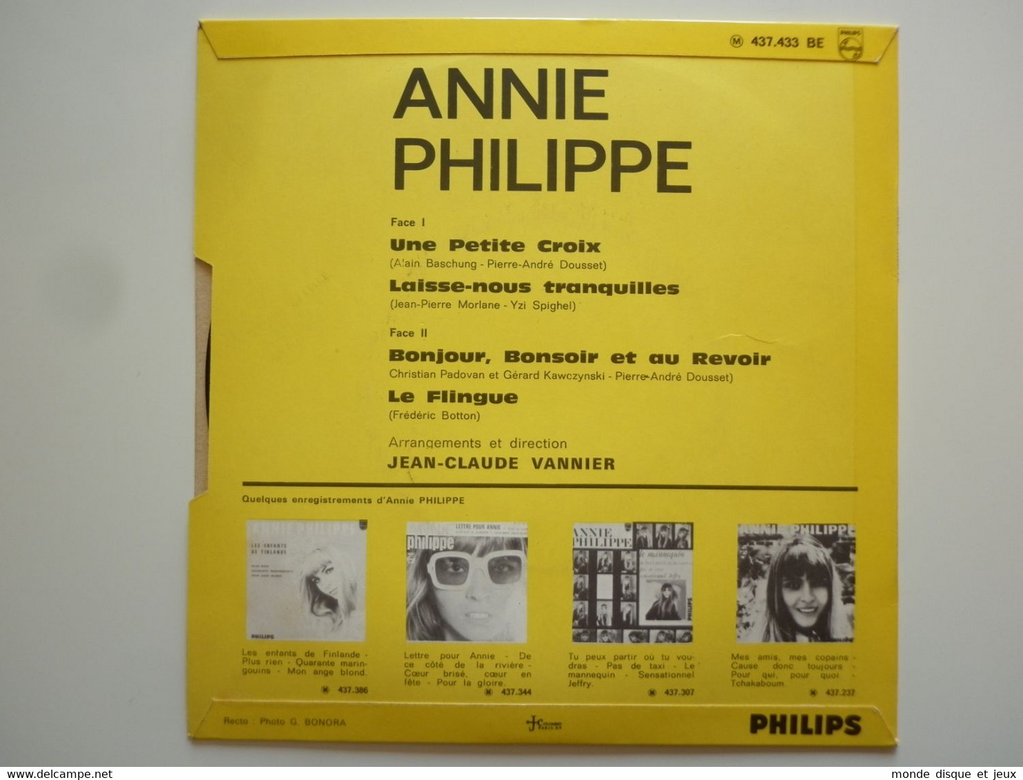 Annie Philippe 45Tours EP Vinyle Une Petite Croix Mint - 45 T - Maxi-Single