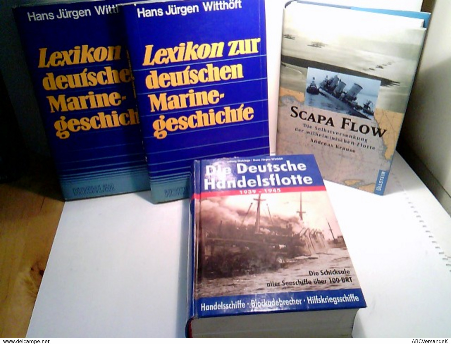 Konvolut Bestehend Aus 4 Bänden, Zum Thema: Deutsche Flotte / Seefahrt - Polizie & Militari