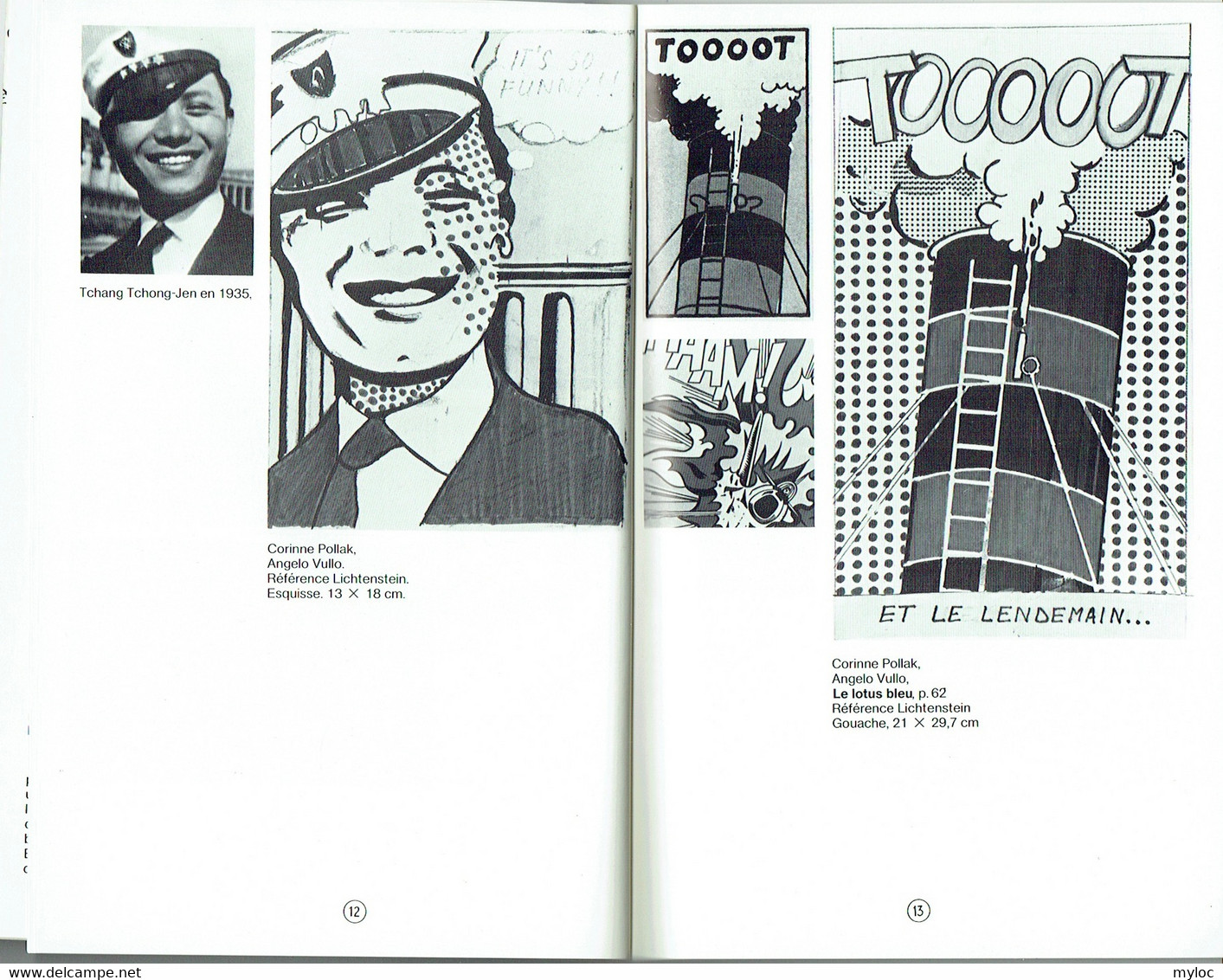 Hergé. TCHANG REVIENT !. Ed. Magic Strip. 1000 Exemplaires Numérotés. 1981. - Prime Copie