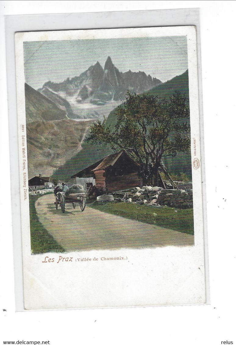 DEP. 74 LES PRAZ (VALLEE DE CHAMONIX) - Attelages