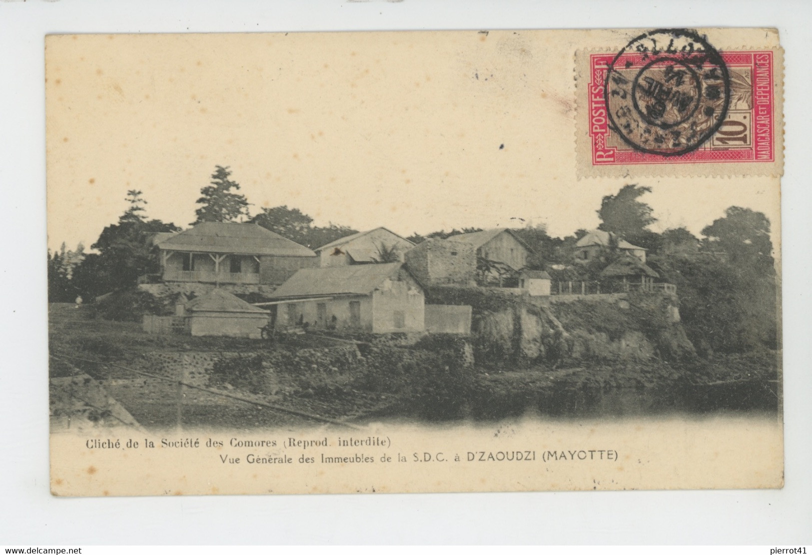 MAYOTTE - Vue Générale Des Immeubles De La S.D.C à DZAOUDZI - Mayotte