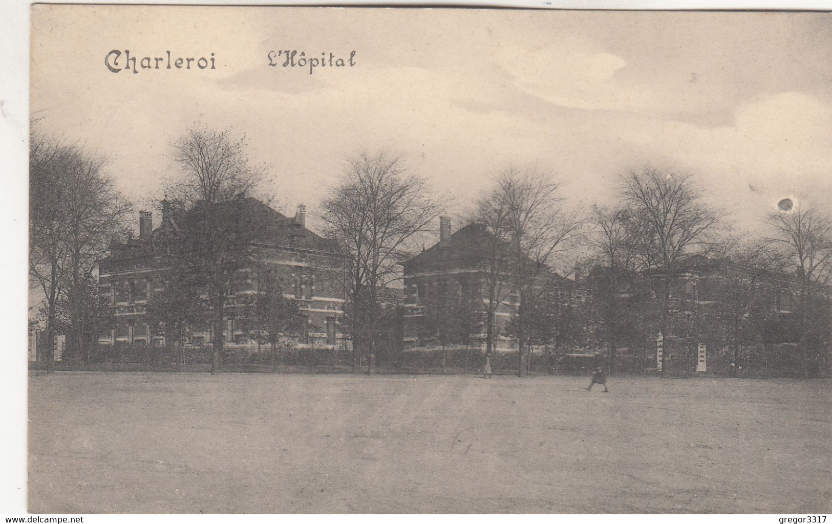 A8531) CHARLEROI - L` HOPITAL - Very Old !! Feldpost 1914 - Charleroi