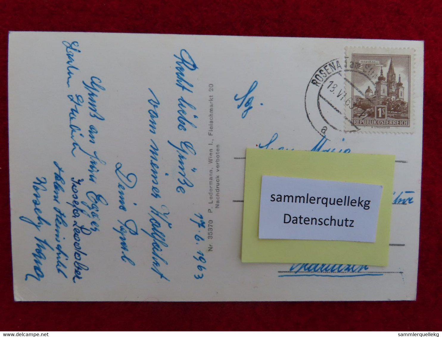 AK: Sonntagberg, Gelaufen 18. VI. 1963 (Nr. 209) - Sonntaggsberg