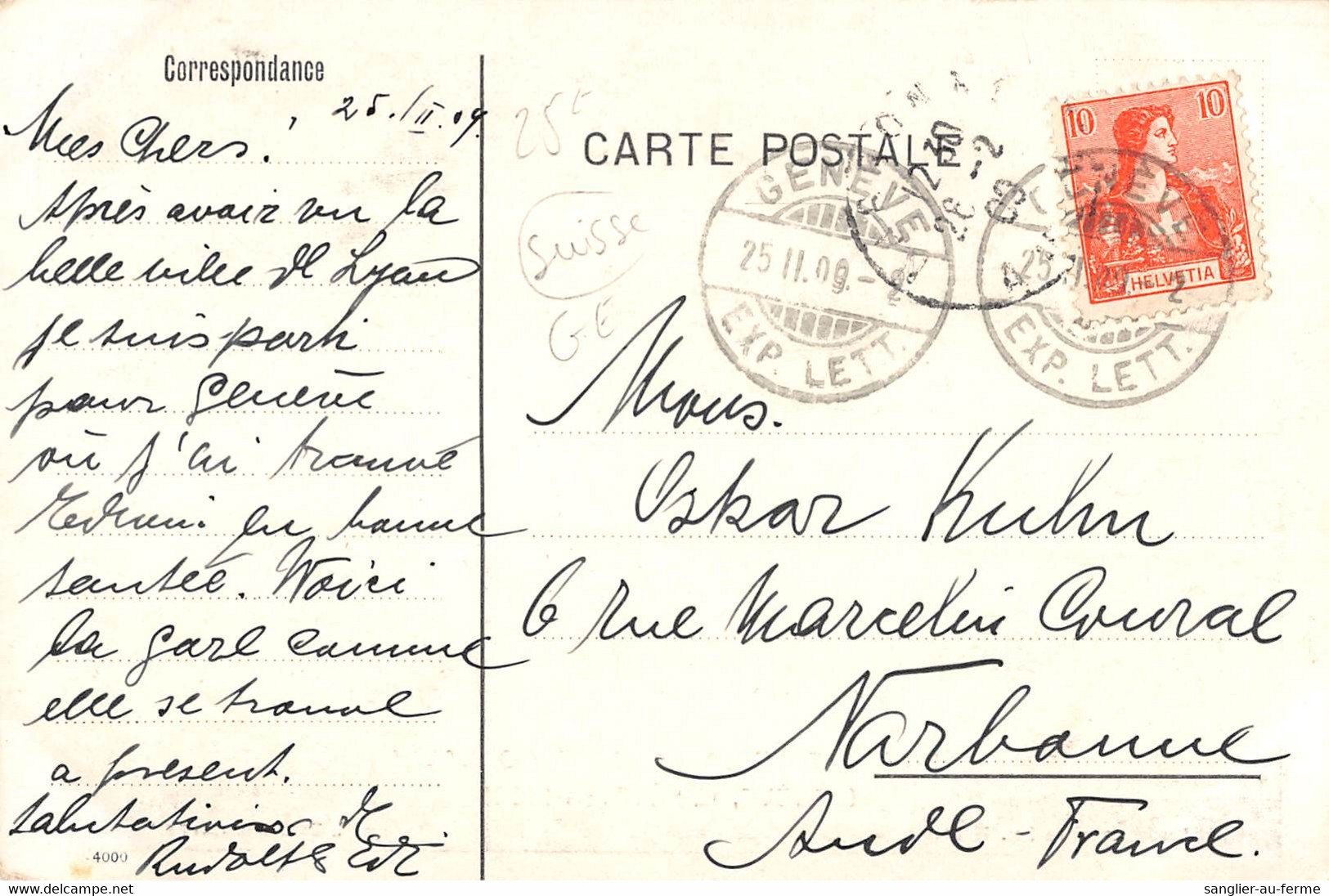 CPA SUISSE GENEVE INCENDIE DE LA GARE DE CORNAVIN GENEVE 12 FEVRIER 1909 - Genève