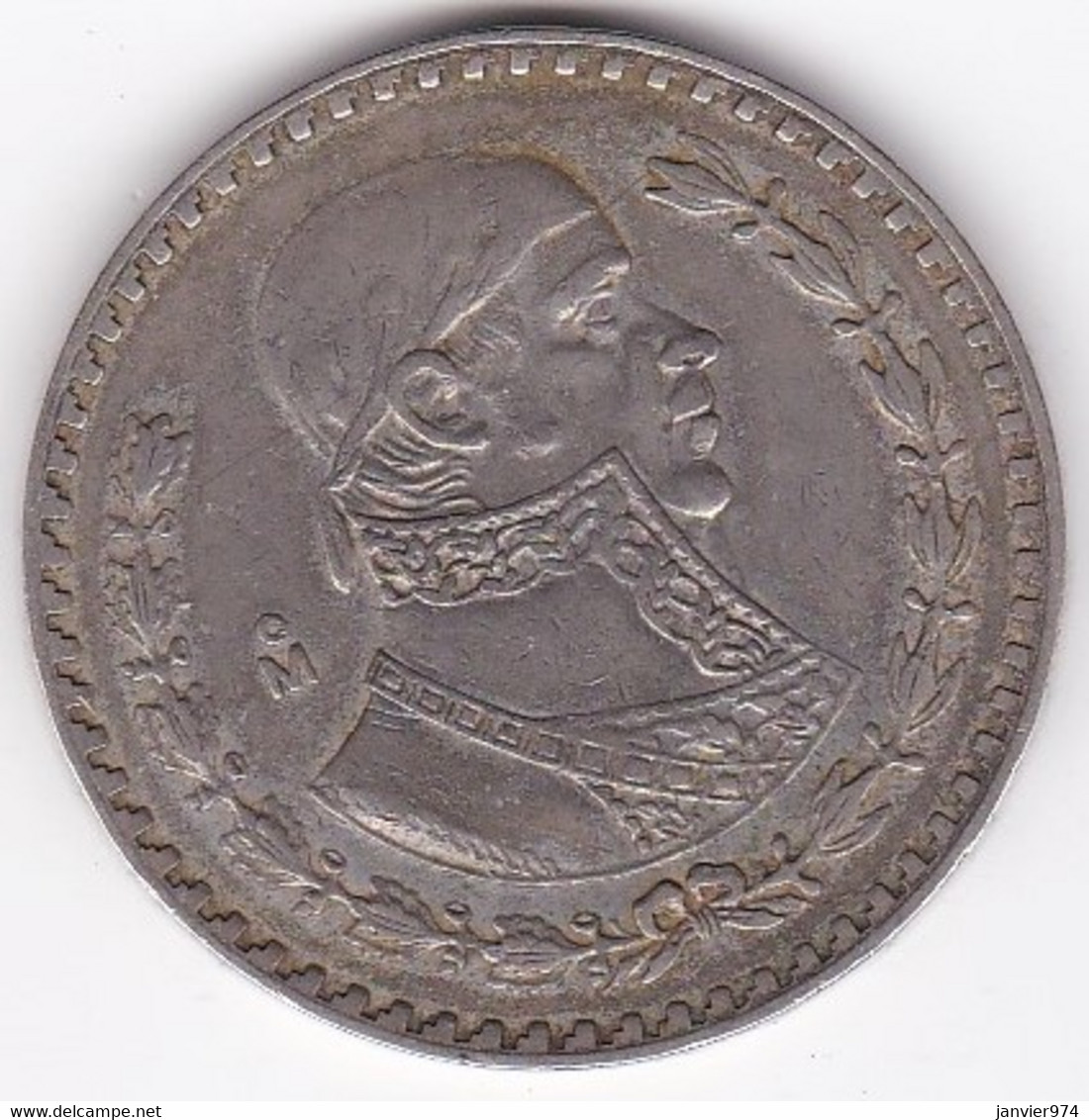 Mexique 1 Peso 1958, José María Morelos Y Pavón, En Argent, KM# 459 - Mexico