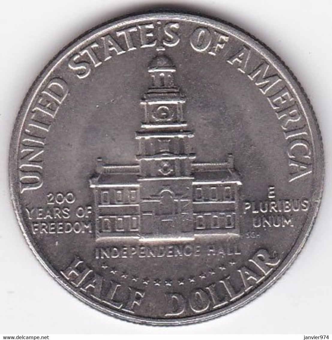 Etats Unis Half Dollar 1976 D Denver Kennedy Bicentenaire 1776 1976 - 1964-…: Kennedy