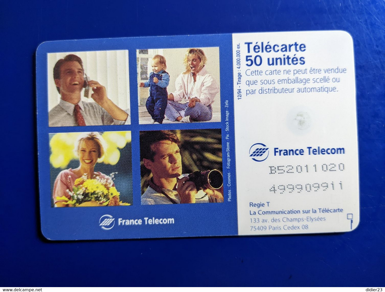 CARTE TELEPHONIQUE PUBLICITAIRE TOUR DE FRANCE 4 LES VACANCES - Sin Clasificación