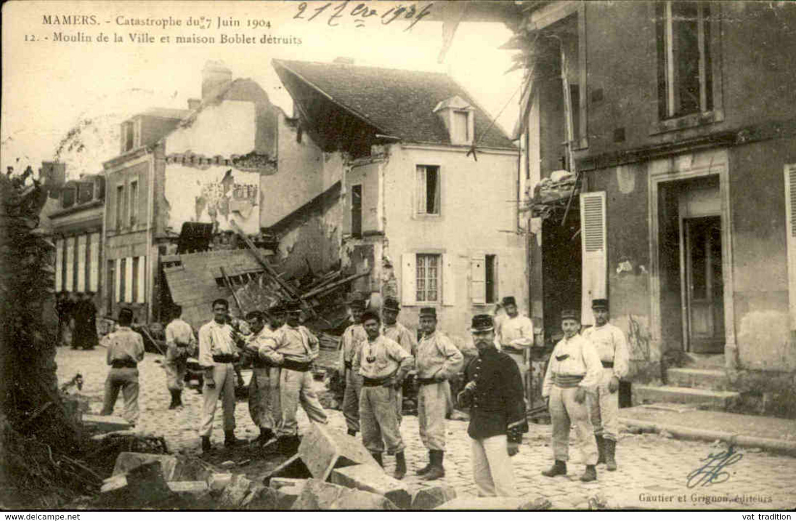 CATASTROPHES - Carte Postale De La Catastrophe De Mamers En 1904 - L 116833 - Catastrophes