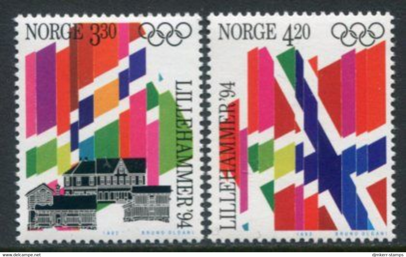 NORWAY 1992 Winter Olympic Games 1994, Lillehammer MNH / **.   Michel 1105-06 - Nuevos