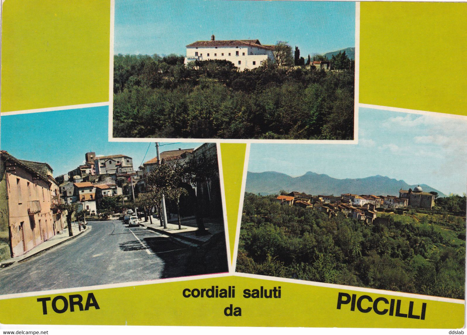 Saluti Da Tora E Piccilli (Caserta) - Anni '80 - 3 Vedute - Con Annullo Filatelico Del 2007 - Caserta