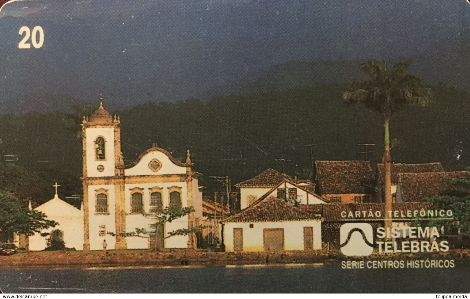 Phone Card Manufactured By Telebrasr In 1997 - Series Historic Centers - Parati, Rio De Janeiro - Instituto Do Patrimôni - Cultural