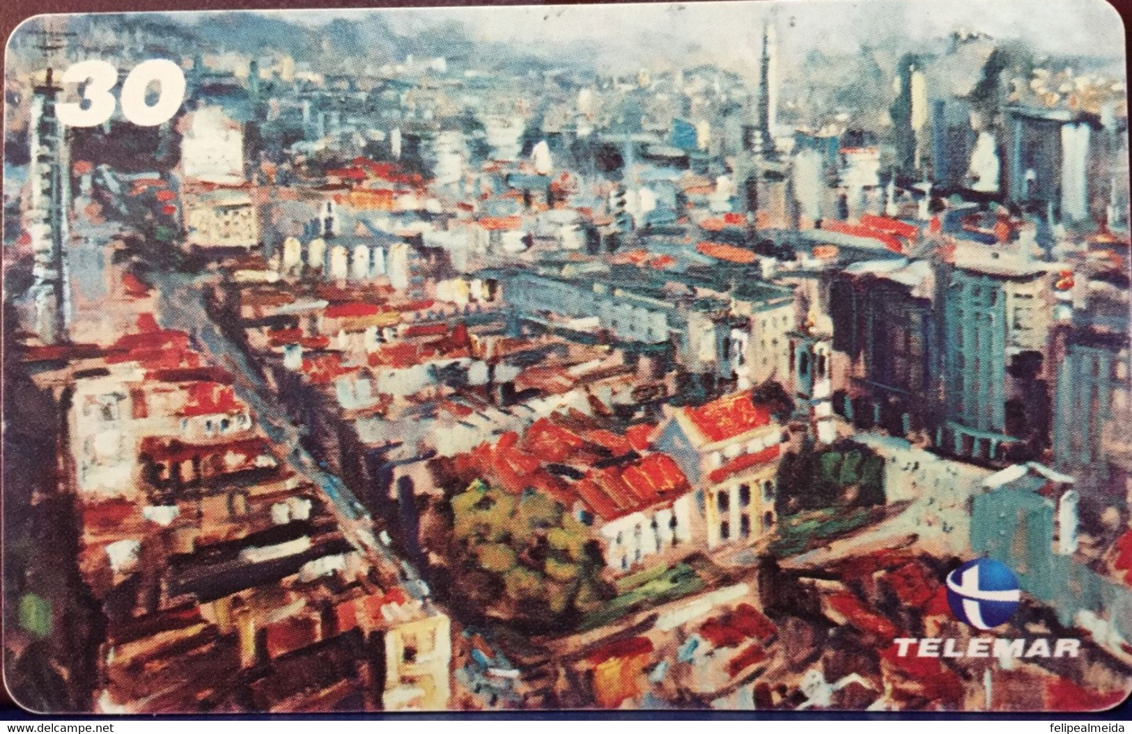 Phone Card Manufactured By Telemar In 1999 - Series Rio De Hoje - Painter Virgílio Dias - Schilderijen