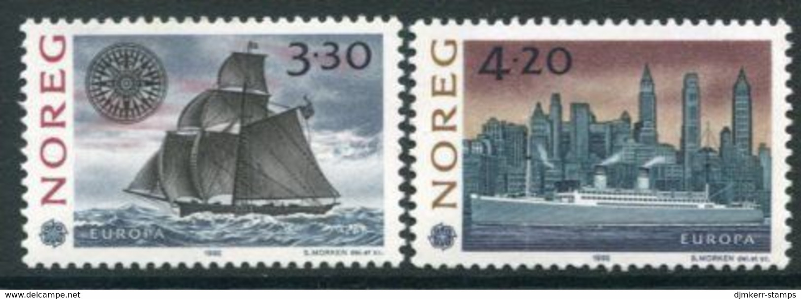 NORWAY 1992 Europa: Discovery Of America MNH / **.   Michel 1096-97 - Ongebruikt