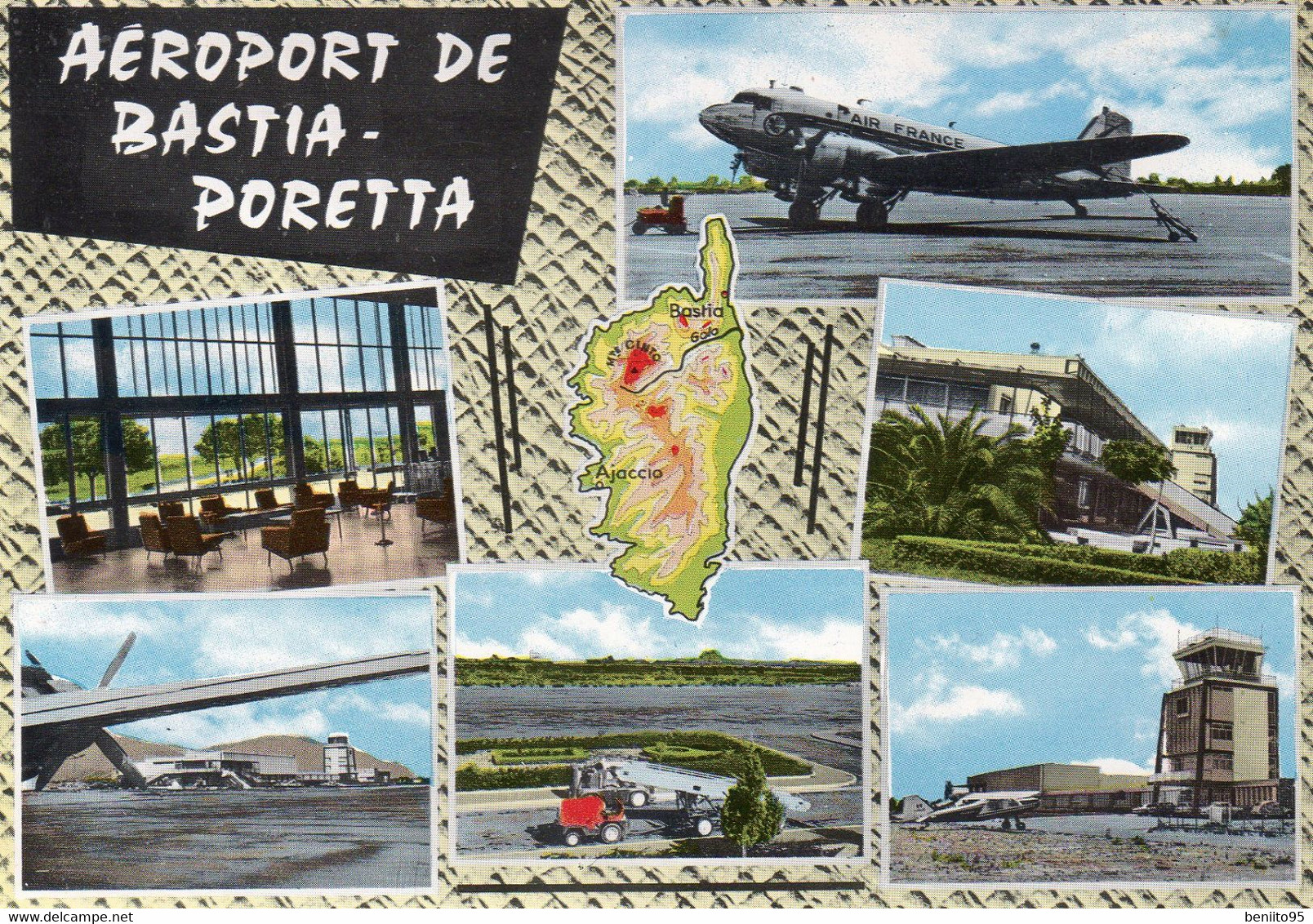 CPSM De L'Aéroport De BASTIA. - Bastia