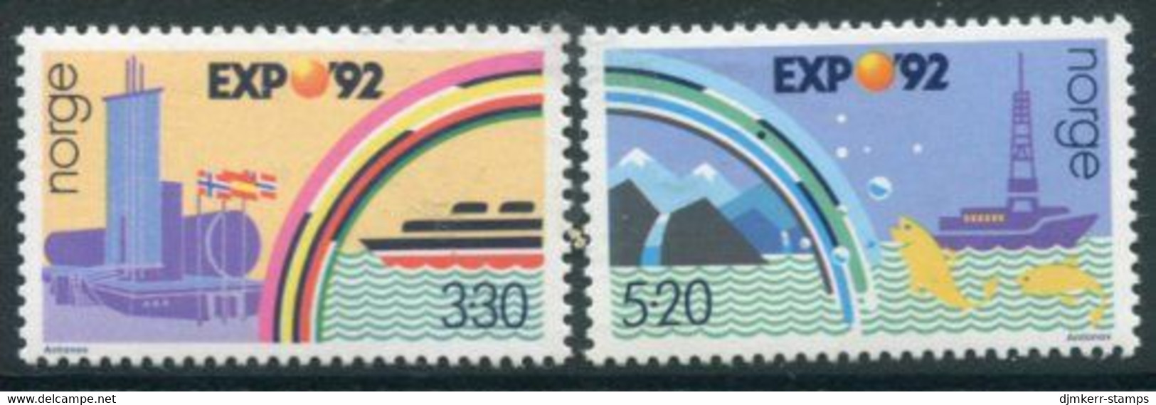 NORWAY 1992 EXPO '92, Seville MNH / **.   Michel 1094-95 - Unused Stamps