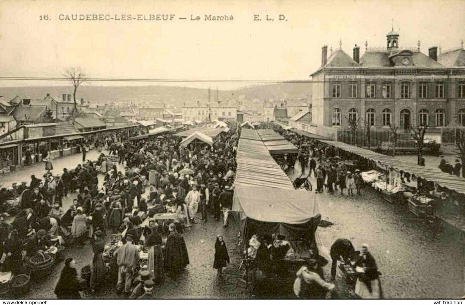 FRANCE - Carte Postale Du Marché De Caudebec Les Elbeuf - L 116850 - Caudebec-lès-Elbeuf