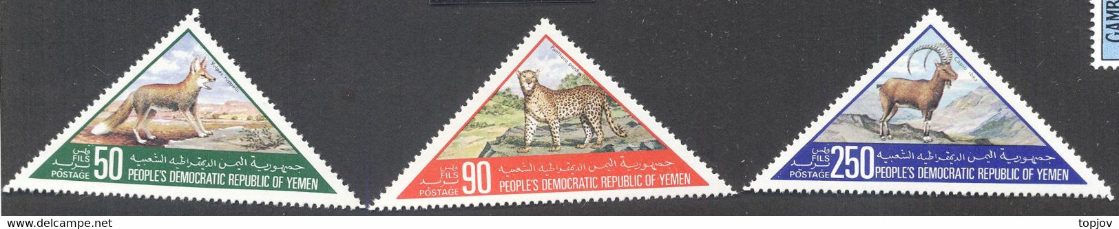 YEMEN PDR - WILD LIFE - **MNH - 1981 - Raubkatzen