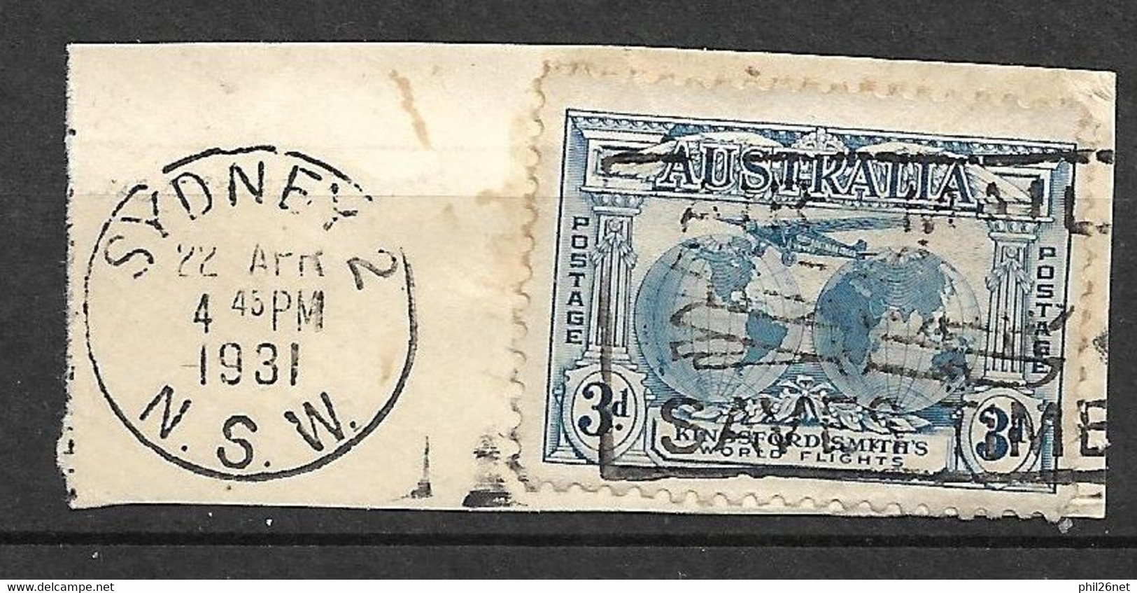 Australie UK  N°76    Oblitéré Sur Fragment    B/TB       - Used Stamps