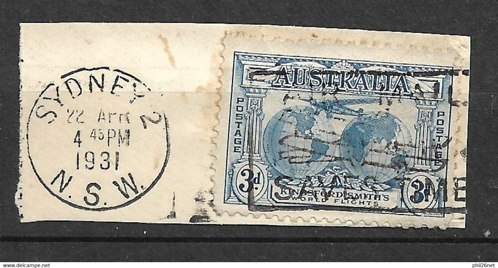 Australie UK  N°76    Oblitéré Sur Fragment    B/TB       - Used Stamps