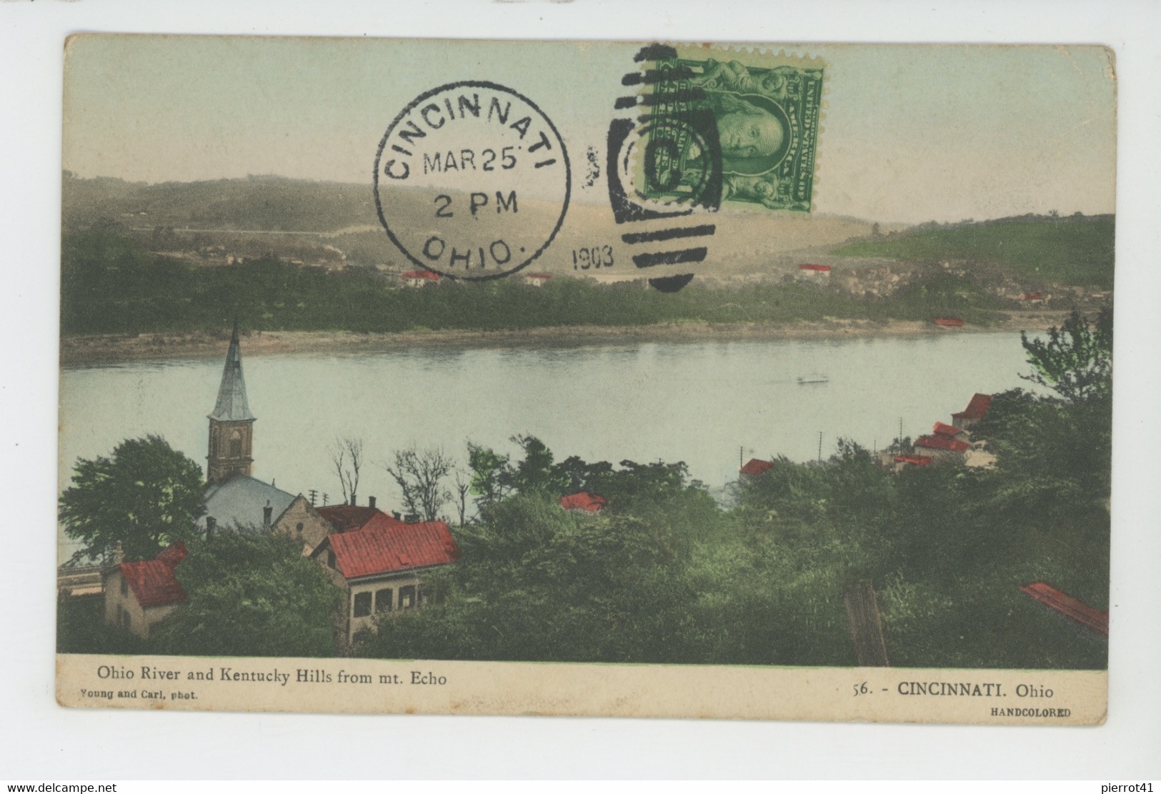 U.S.A. - CINCINNATI - Ohio River And Kentucky Hills From Mt. Echo - Cincinnati