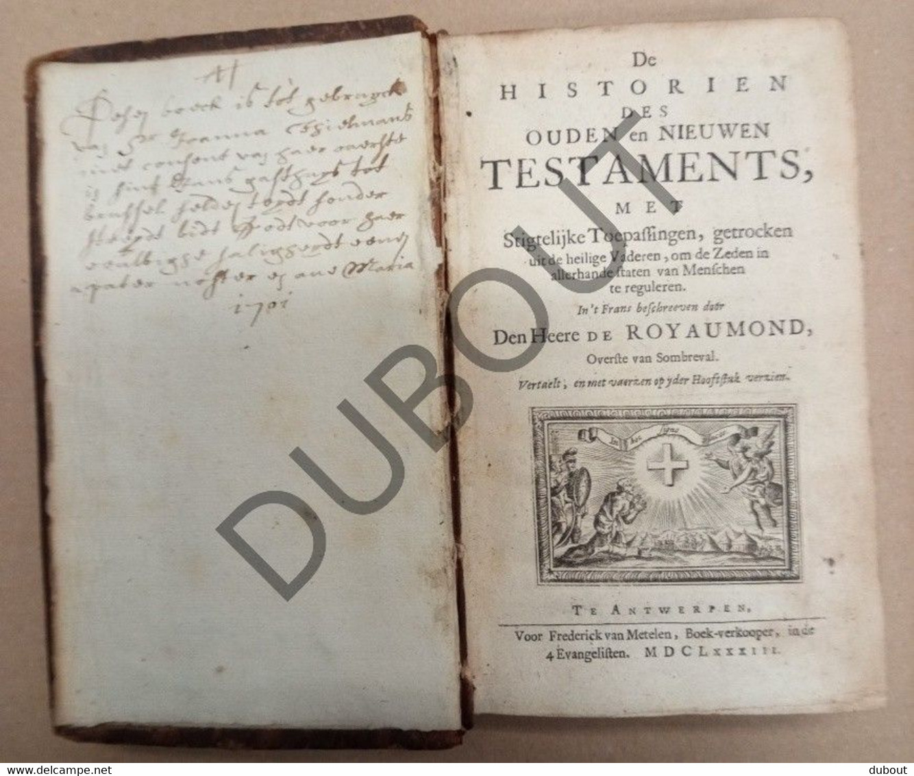 Brussel - Historien Des Ouden En Nieuwen Testaments - De Royaumond - 1683  (S189) - Antiguos