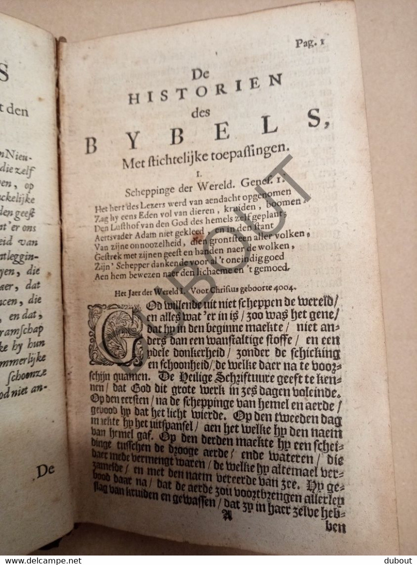 Brussel - Historien Des Ouden En Nieuwen Testaments - De Royaumond - 1683  (S189) - Antique