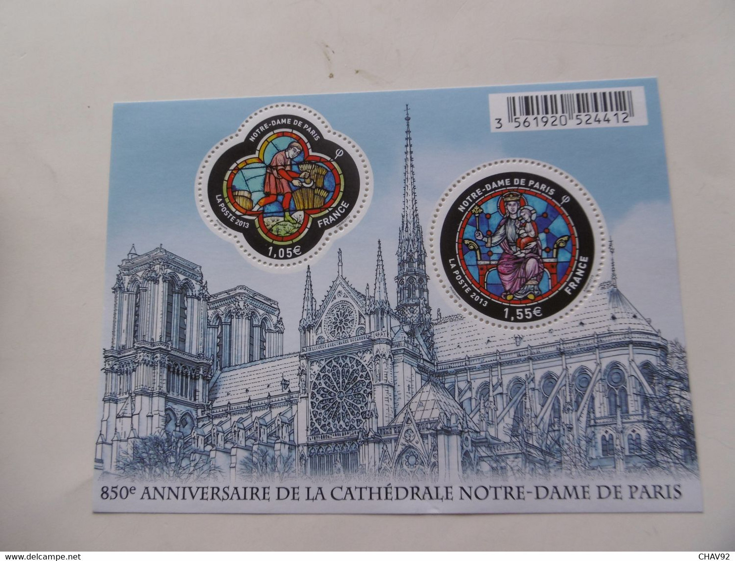 FRANCE 2013  F4714 * *    BLOC  NOTRE DAME DE PARIS - Mint/Hinged