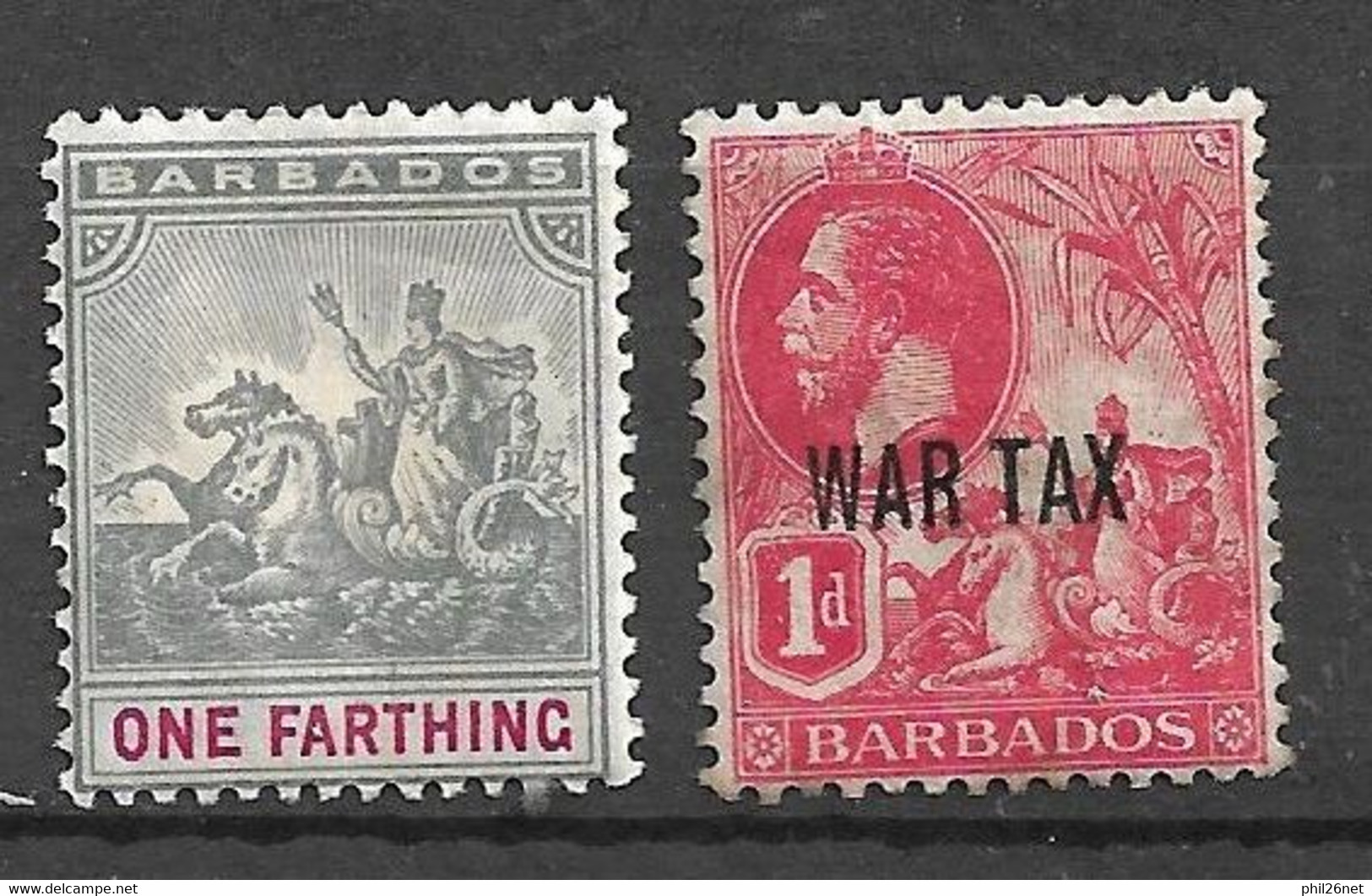 Barbade  UK  N° 66  Et  116 Neufs  *   B/TB        - Barbados (...-1966)