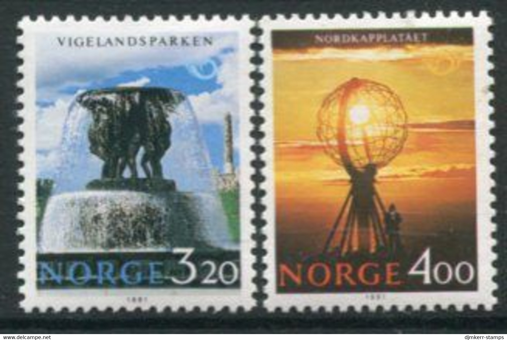 NORWAY 1991 Tourism MNH / **.   Michel 1068-69 - Ongebruikt