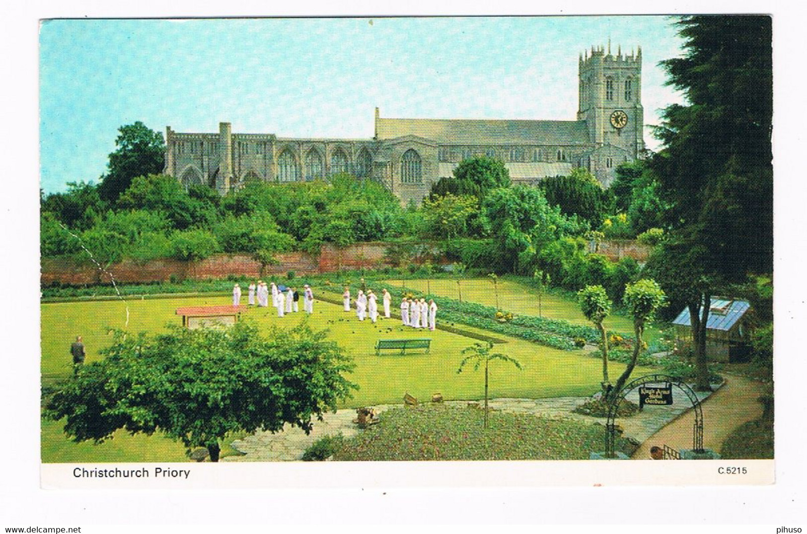 SPORT-112   CRICKET : Christchurch Priory With CRICKET Team ( ? ) - Cricket