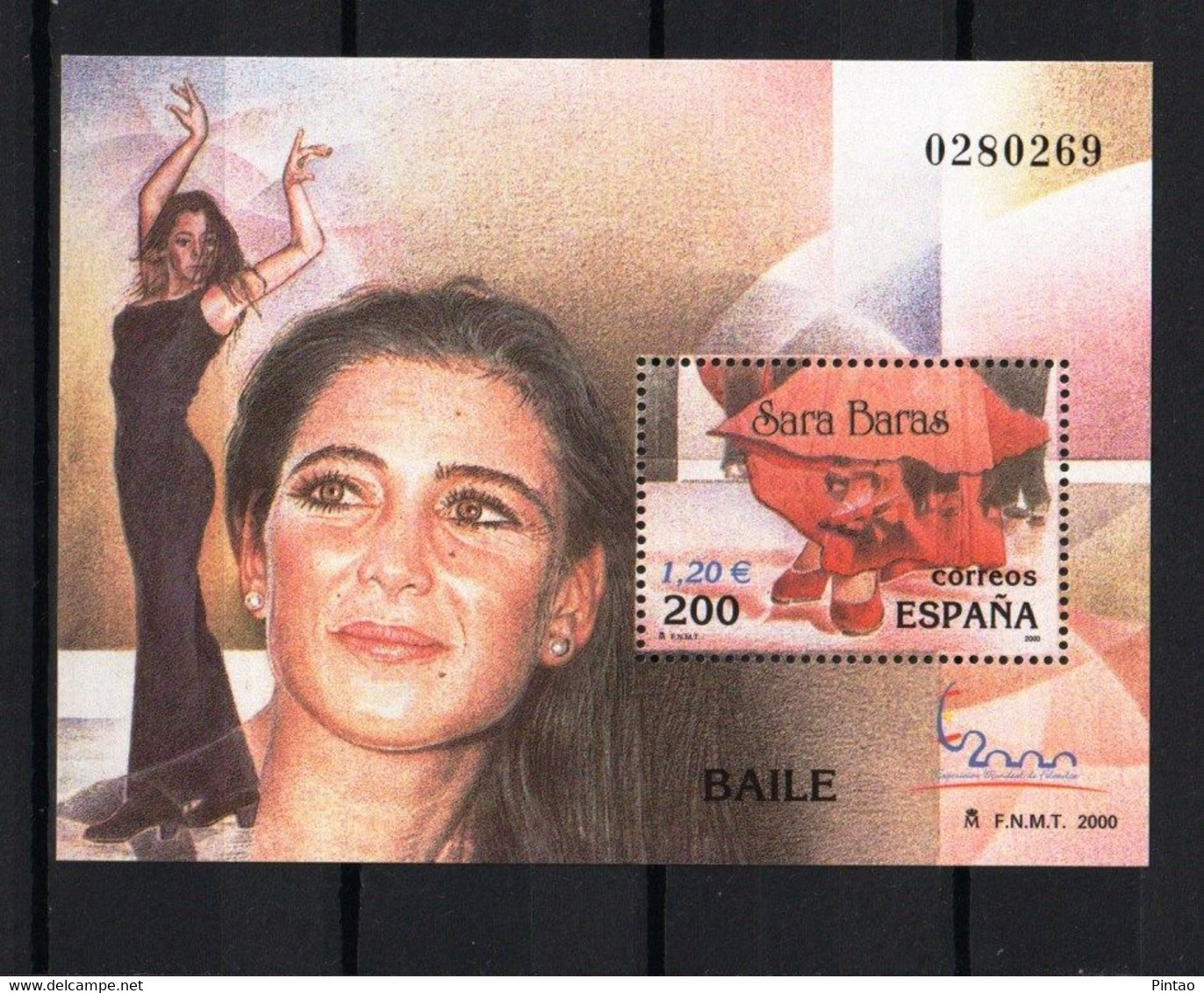 ESPANHA 2000- MNH (DANÇA - SARA BARAS)_ SPB0041 - Blocs & Hojas