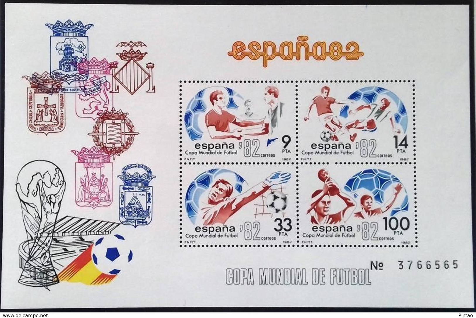 ESPANHA 1982 -  MNH (Mundial De Futebol)_ SPB0008 - Blocs & Hojas