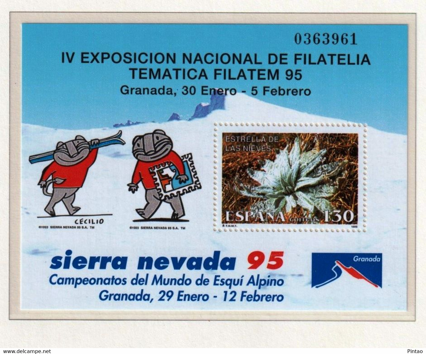 ESPANHA 1995- MNH (FILATELIA)_ SPB0016 - Blocs & Hojas