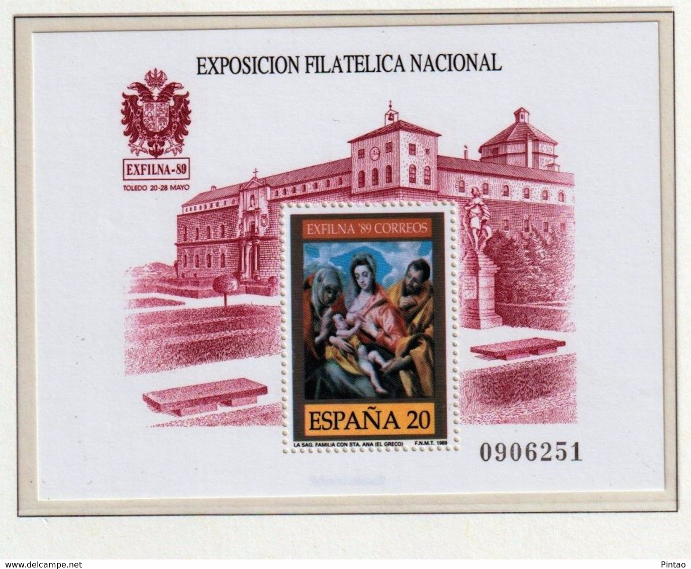 ESPANHA 1989- MNH (FILATELIA)_ SPB0030 - Blocs & Hojas