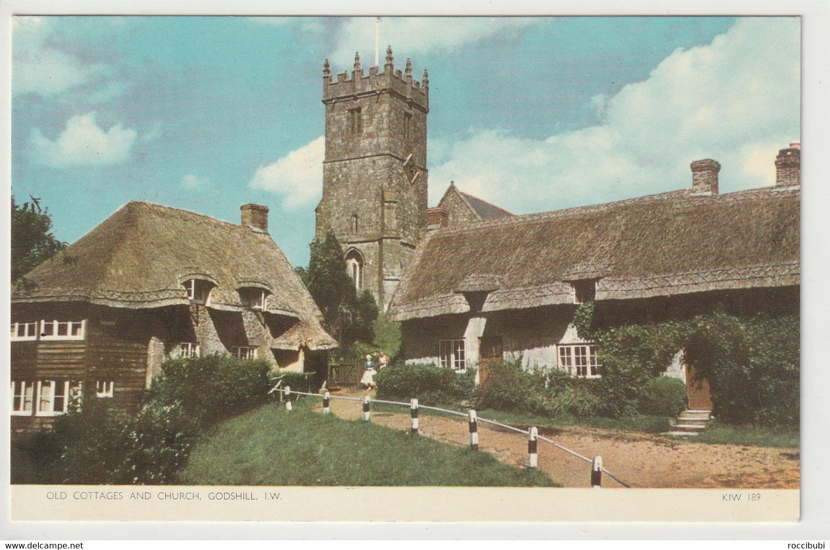 Godshill, Old Cottages And Church - Altri & Non Classificati