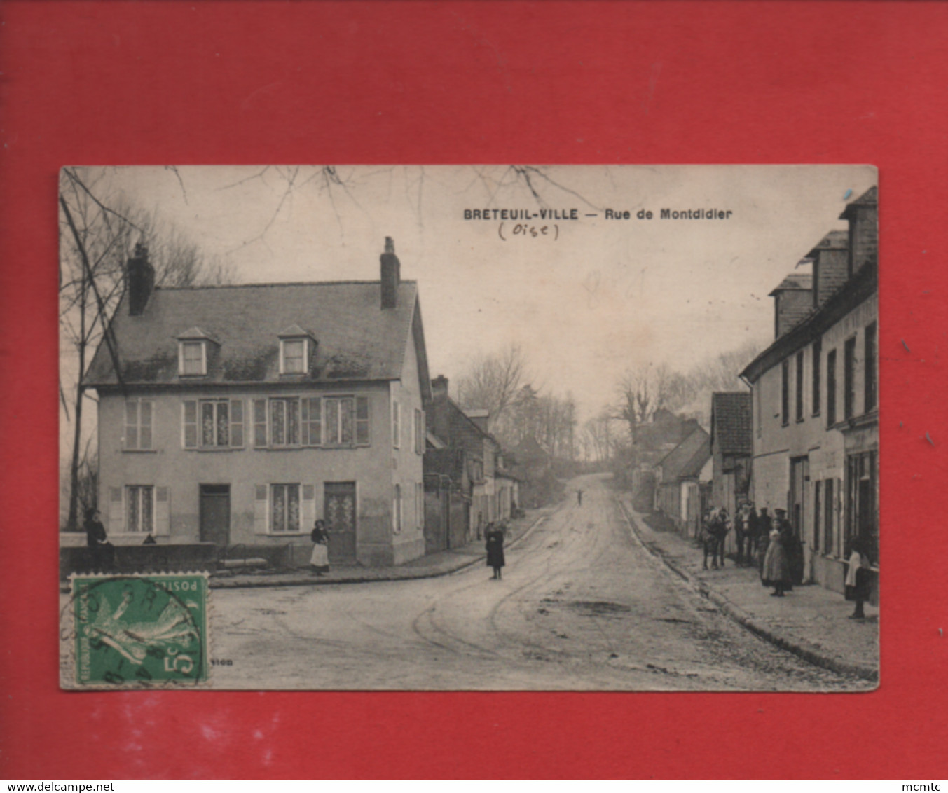 CPA -  Breteuil Ville  - Rue De Montdidier - Breteuil