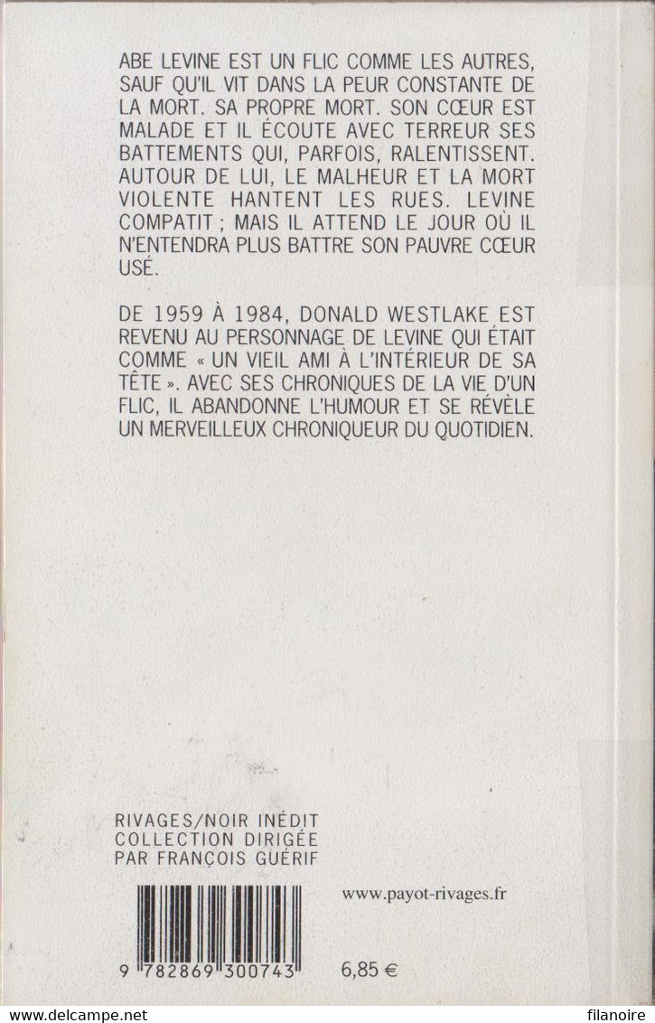 Donald WESTLAKE Levine Rivages/Noir N°26 (05/2006) - Rivage Noir