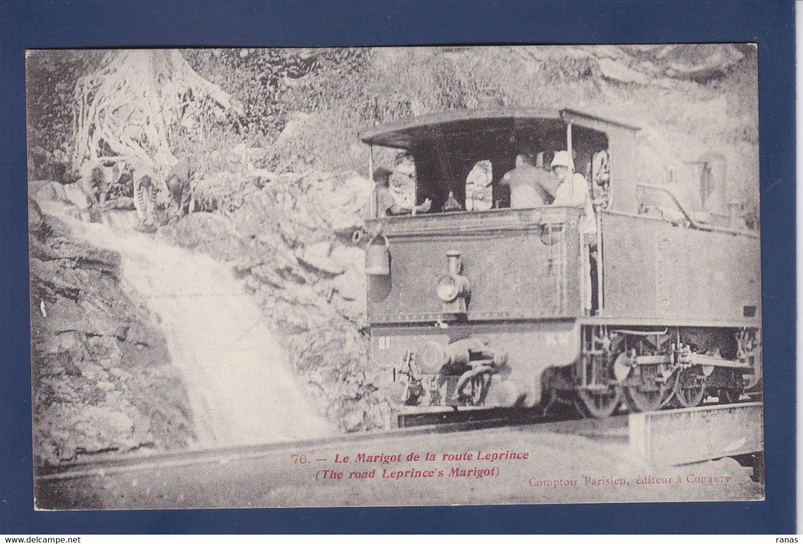 CPA Guinée Française Train Chemin De Fer Non Circulé - Guinea Francese