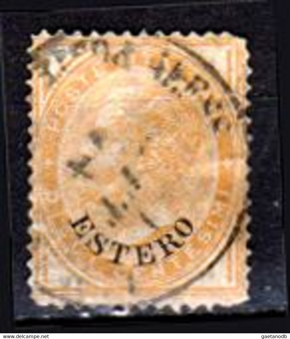 A.00007) Levante Italiano - Soprastampa "ESTERO" 1874: Sassone, N. 4 (o) Used - Qualità A Vostro Giudizio. - Emissions Générales